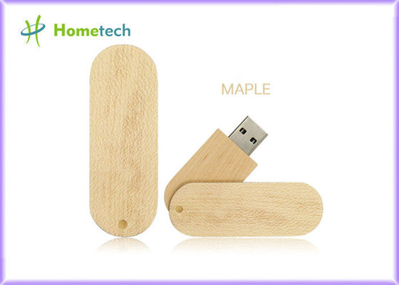 OEM Logo Maple Wooden USB-flashstation4gb 8GB 16GB Capaciteit voor Smart device