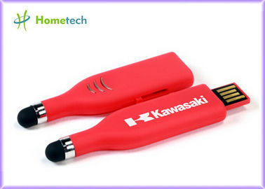 De Flitsaandrijving van USB van de aanrakingspen, Rode het Geheugenstok van Hoge Capaciteitsusb