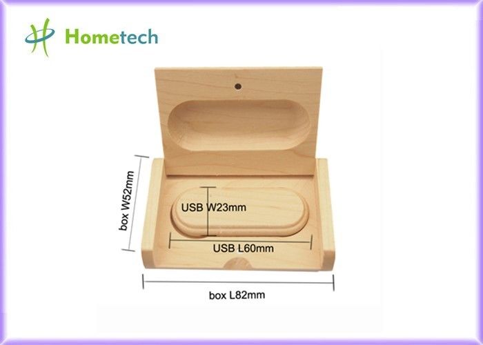 Het Houten USB-flashstation van de stokstijl, USB-Aandrijving 5 van de Flitsduim - 15MB/s-Lezingssnelheid