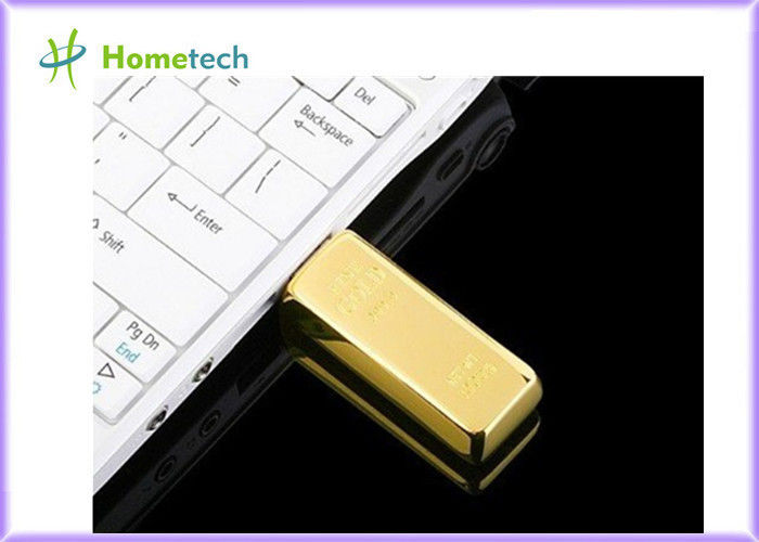 Creatieve van de de Flitsaandrijving van USB van de ontwerp Gouden Bar het Geheugenschijf 2GB/4GB/8GB/16GB/32GB