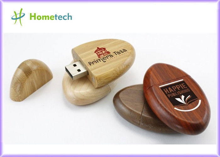 Hoge snelheidsoem Houten/Bamboe de aandrijving Usb 2.0 van USB geheugenstok voor Bureau