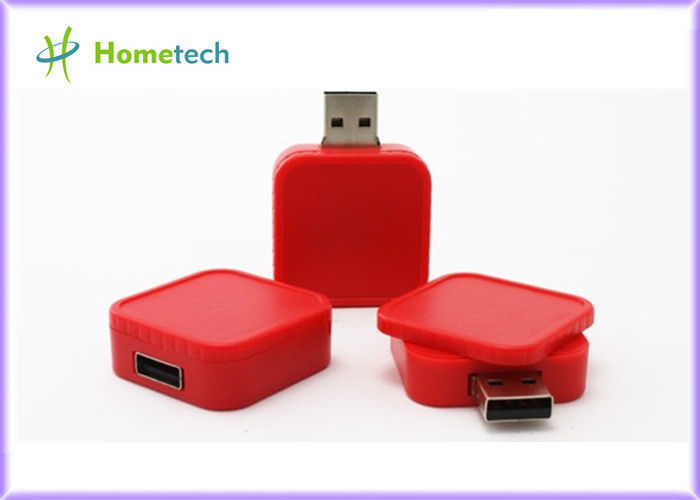 De Flitsaandrijving van USB van de manier Vierkante Gestalte gegeven Wartel, 256MB ~ 32GB USB 1.1 Stokken