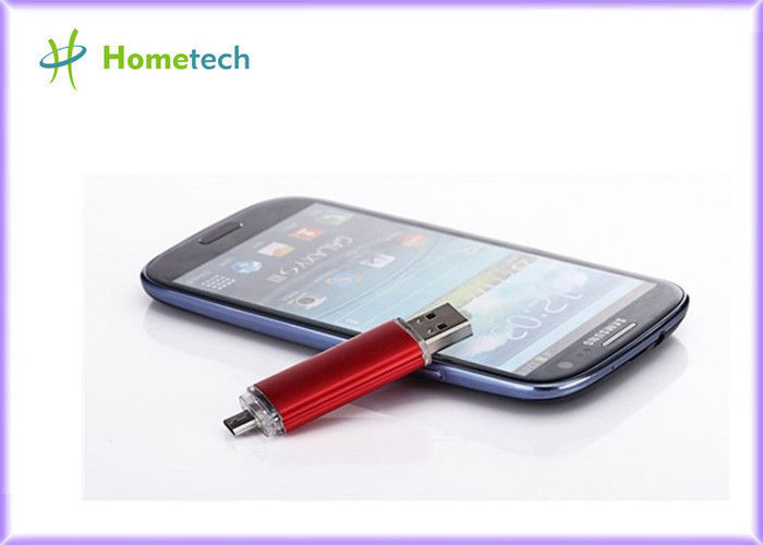 2GB van de de Flitsaandrijving van USB van de hoge snelheidsotg Mobiel Telefoon de Schijfblauw van U, 10MB/s