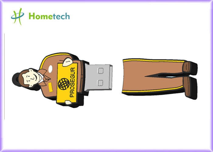 1GB - 64GB de Koele Gedrukte Flits van USB van het Beeldverhaalkarakter drijft Stokken voor Bureau