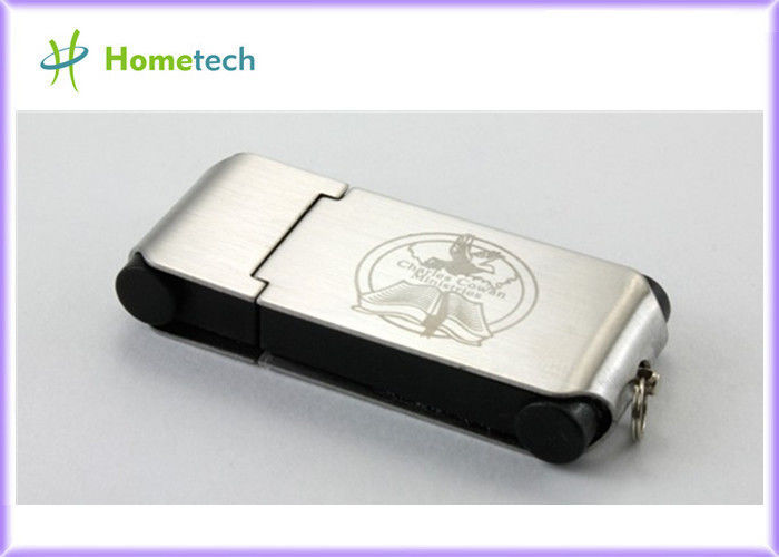 De metaalduim drijft - van de het Metaalduim van China de Zilveren Pen van USB met Keychain-Leveranciers