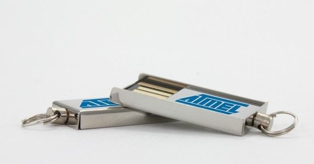 Promotiegift 128 MB - 64 Miniusb Geheugen van GB/de Flitsaandrijving van Minin USB met Embleemdruk