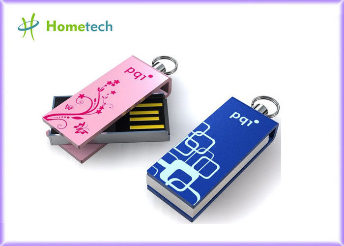 De mini Roze Stokken van Draaiusb, Stokken van USB van Embleem de Laser Gegraveerde Giften