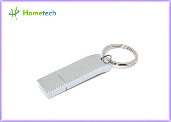 De zilveren van de het Metaalduim van 16GB/32 GB Aandrijving USB 2,0 Interfacetype voor Uw Bedrijfsgiften
