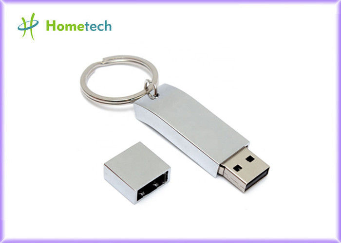 De zilveren van de het Metaalduim van 16GB/32 GB Aandrijving USB 2,0 Interfacetype voor Uw Bedrijfsgiften
