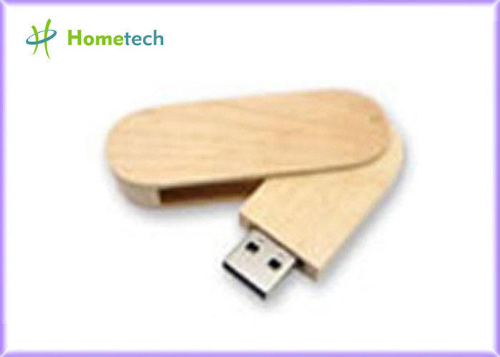 4GB/8GB de Bruine Houten USB-Schijf van het Geheugenu van de Flitsaandrijving voor Hoge snelheid