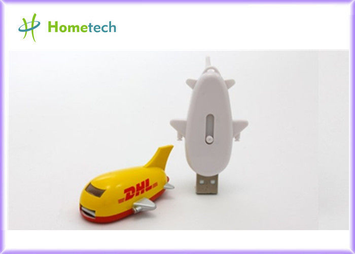 USB 2.0 van de de Flitsaandrijving van Stok het Plastic USB Witte Vliegtuig voor Kinderen