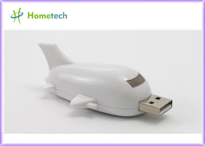 USB 2.0 van de de Flitsaandrijving van Stok het Plastic USB Witte Vliegtuig voor Kinderen