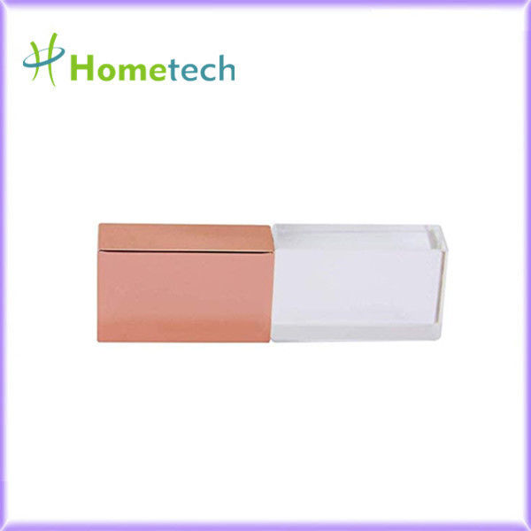 Transparant USB 2,0 32GB-Kristalusb-flashstation