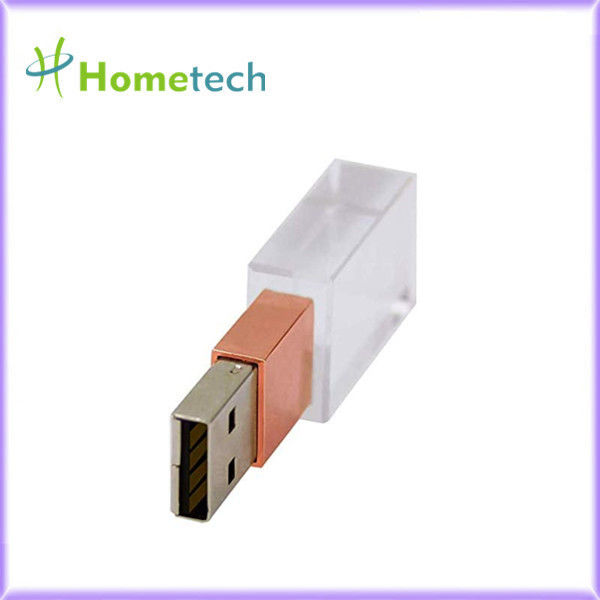 Transparant USB 2,0 32GB-Kristalusb-flashstation