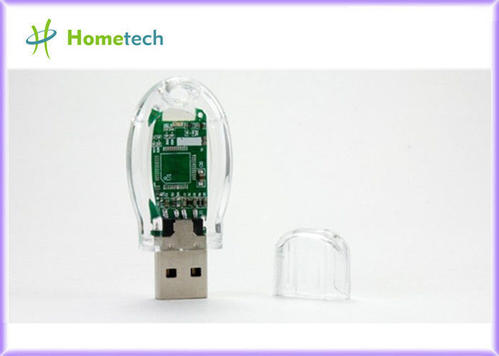 Transparante Plastic USB-Flitsaandrijving/USB-Stok32gb 64GB Grote Capaciteit