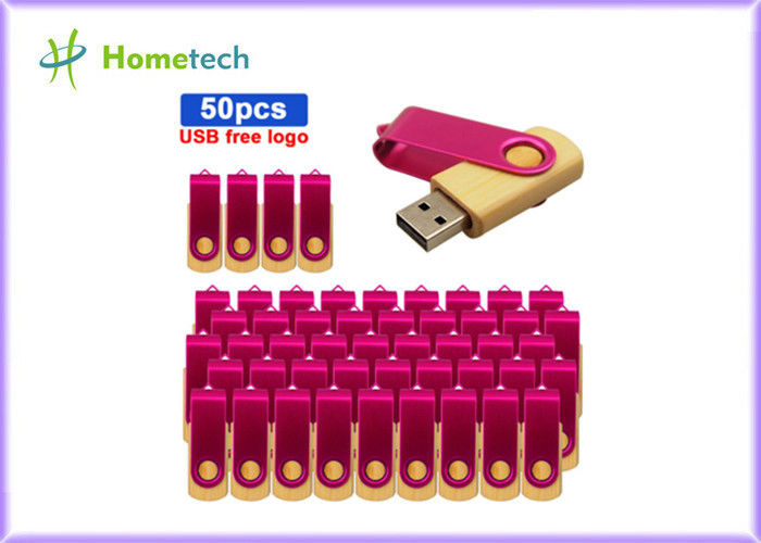 Vouwend Draai Houten USB Pen Drive 2,0 3,0 1 Wartel van GB 4 GB 8GB 16GB 32GB
