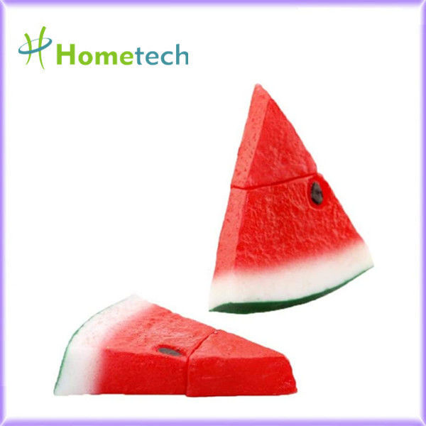 4GB USB 2,0 3,0 USB Gevormde het Beeldverhaal Rode Watermeloen van de Duimaandrijving