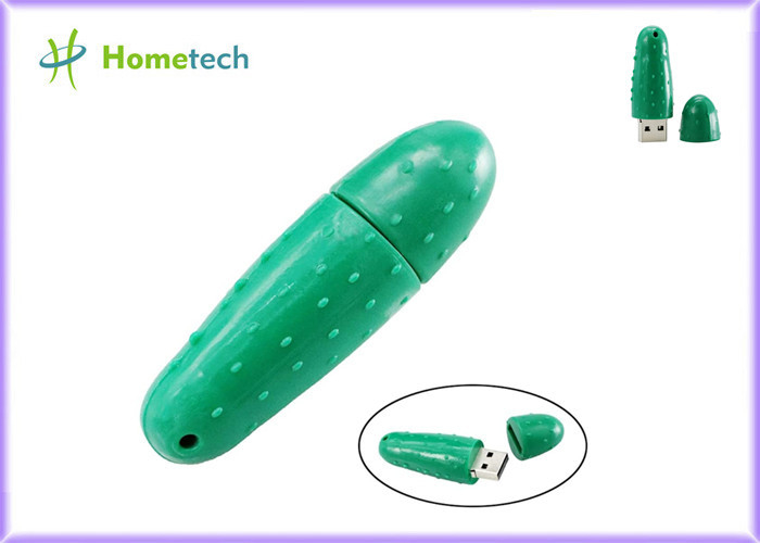 Komkommervorm USB 2,0 de Aandrijvings8gb Groene kleur van de Geheugenflits