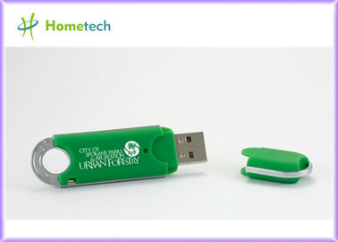 GROENE Promotie Plastic USB-Flitsaandrijving, Bulk2gb USB-Flitsaandrijving