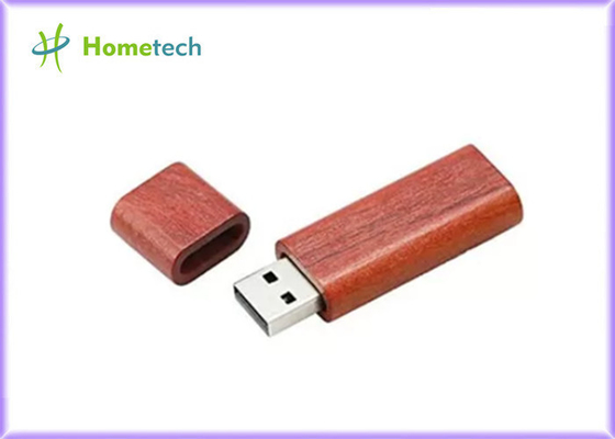 USB 2,0 Aandrijving van de Rechthoek256mb 512MB Houten Duim