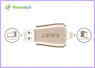 kopen Draagbare Androïde de Flitsaandrijving 128gb 3 van OTG USB in 1 Aluminium voor Iphone online vervaardiging