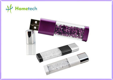 kopen Van de de penaandrijving 8gb/van USB van de kristalnaald de Douaneoem het glasusb-flashstations van het Embleem8gb kristal online vervaardiging