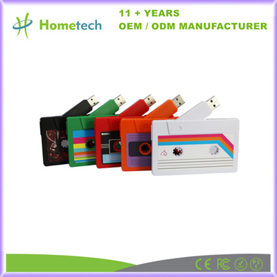kopen Kassetbandgeheugen USB Flash Drive 4GB 8GB 16GB 32GB 64GB 128GB met aangepast logo online vervaardiging