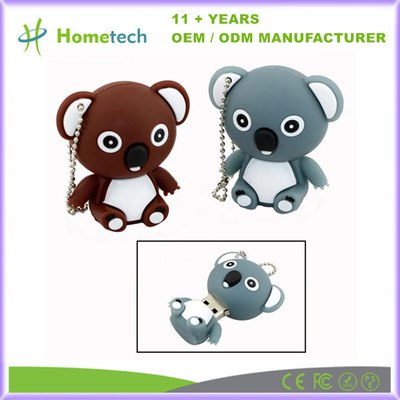kopen Koala 3D 32GB Custom USB Flash Drive Geschenken Pen Drive Custom PVC USB Stick online vervaardiging
