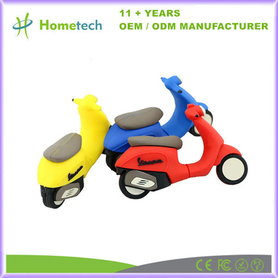 kopen Cartoon Motorcycle USB Flash Drive 8GB 16GB 32GB Silicone Motorcycle Pen Drive USB Flash Disk online vervaardiging