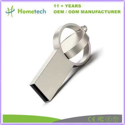 kopen Super Mini Metal USB 3.0 Flash Drive Pen Gepersonaliseerd 4GB 8GB 16GB 32GB 64GB 128GB USB Stick voor cadeautjes online vervaardiging
