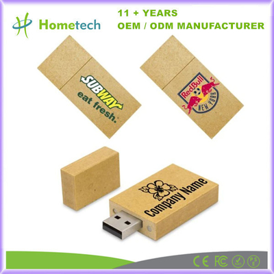 kopen Persoonlijke houten USB-flashdrive met capaciteiten van 8 GB tot 256 GB A-grade chips online vervaardiging