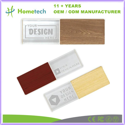 kopen Elegante Crystal USB Flash Drive met houten kleur voor bruiloft en fotografie online vervaardiging