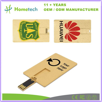 kopen Biologisch afbreekbare creditcard flash drive zakelijke creditcard USB flash drive gemakkelijk te dragen online vervaardiging