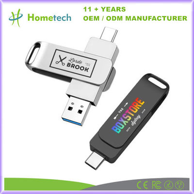 kopen Hoge snelheid 500 MB/s Metaal Waterdicht USB C Flash Drive Waterdicht Grote capaciteit online vervaardiging