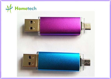 kopen OEM Mobiel Telefoonusb-flashstation, Micro- Dubbel Havenusb-flashstation met Micro Usb voor Android online vervaardiging
