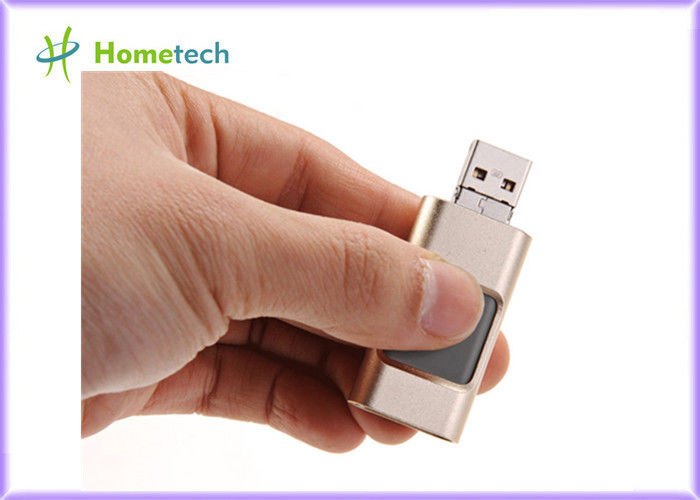 Van de de Schijf iflash Aandrijving van USB van de aluminiumlegering de Compacte 8GB Mobiele Telefoon OTG voor PC