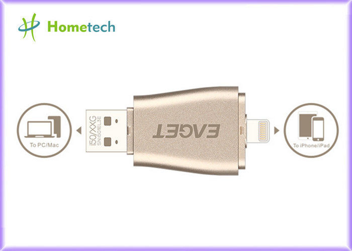 Draagbare Androïde de Flitsaandrijving 128gb 3 van OTG USB in 1 Aluminium voor Iphone