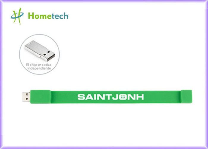 Promotie van de Manchetusb van USB van het Giftsilicone de Flitsaandrijving 4GB/8GB