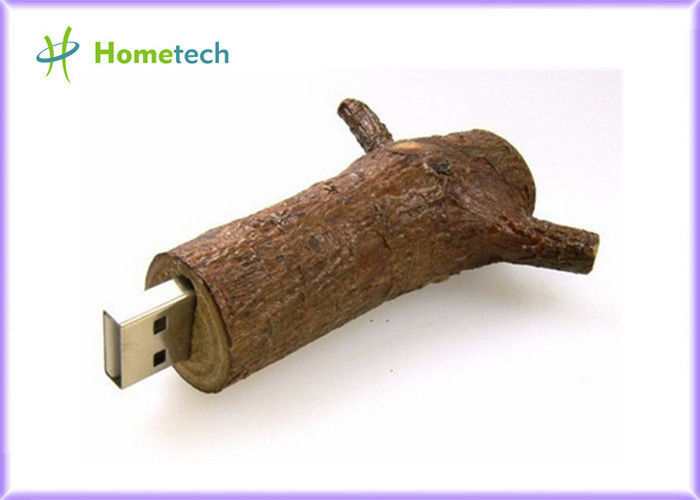 Novetly 2,0 het Houten USB-flashstation promotie4gb 8GB 16GB 32GB van de boomtak