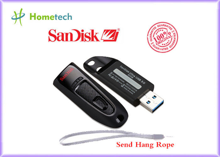100% originele SanDisk CZ48 USB 3,0 Flitsaandrijving 64gb met Wachtwoordbescherming, Zwarte Kleur