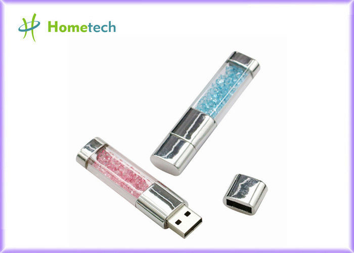 Manier USB 2,0 de Aandrijving van de Flitspen, van de het USB-flashstationdiamant van het Kristalhart het Geheugenstok