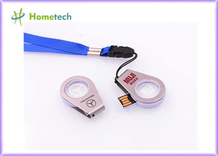 360° het roteren van licht acryl Mini de Groottemetaal van USB/Acryl het Registreertoestelsteun USB 2,0 van het Wartelusb-flashstation met LEIDEN Licht