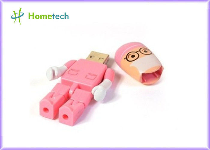Hoog - kwaliteit, Mooie de Flitsaandrijving van USB van het Prijs Plastic Karakter 8GB