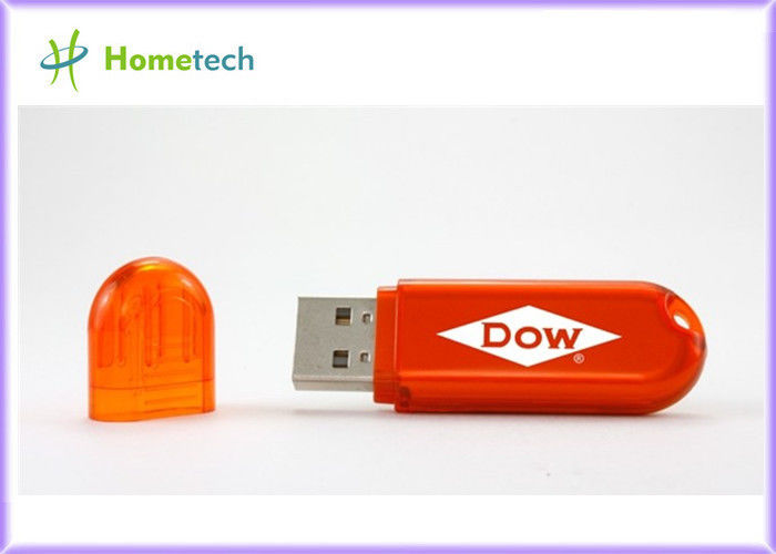 USB-van de de Vouwenpen van de Flashgeheugenaandrijving het Blauwe, Plastic USB-flashstation met Keychain voor Gift