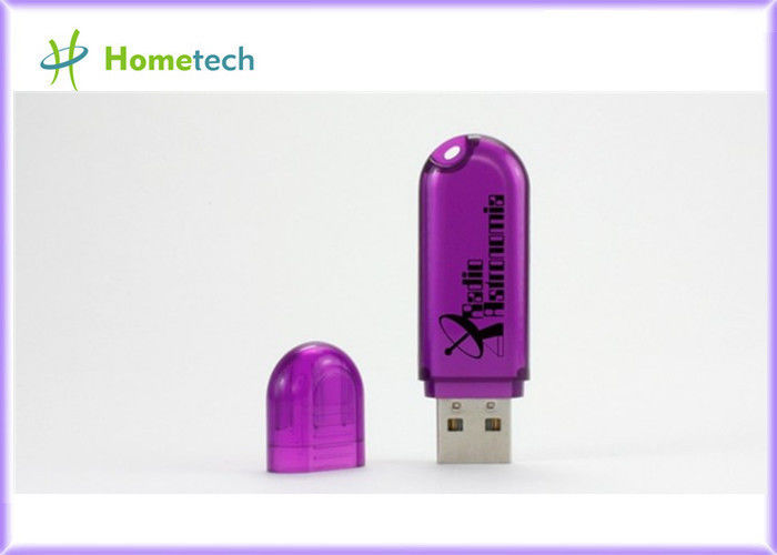 Ovale Promotie de Flitsaandrijving 512MB van Giften Plastic USB