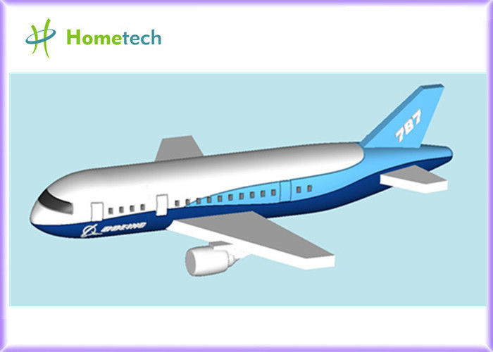 8GB hoge snelheidsvliegtuig 787 Vorm Aangepast USB-flashstation/USB-van de Sleutels4gb Lucht Vliegtuig