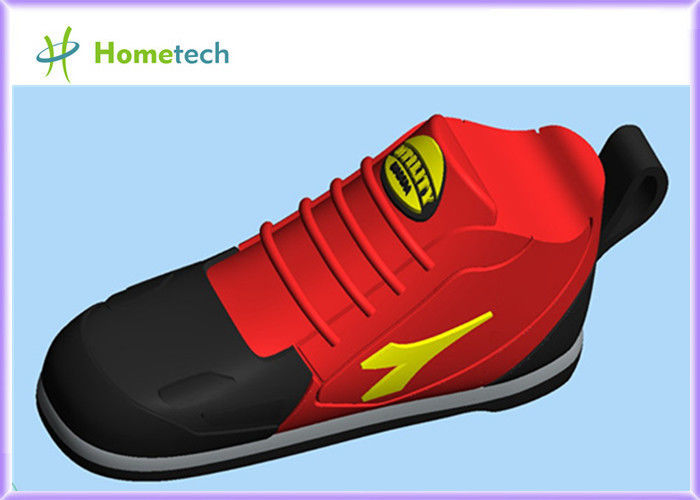 De rode tennisschoen gaf van de het USB-flashstationsport van 4GB/de 8GB de Aangepaste Sleutels van de schoenenusb/Aandrijving 2GB -8GB van de douanepen gestalte