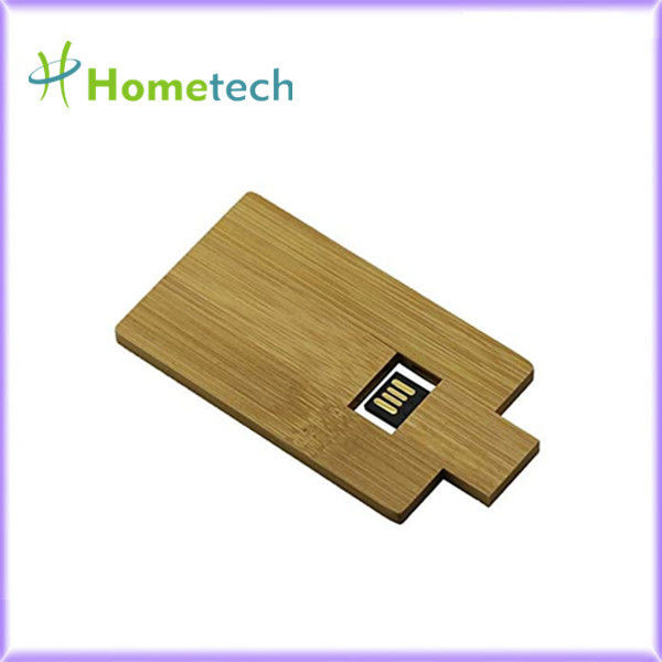 Het gecarboniseerde Houten USB-flashstation Logo Engraved Wooden USB 64 van de Bamboekaart 16GB de Flitsaandrijving van GB 2tb