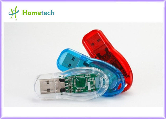 Vrije de Flitsaandrijving van steekproef transparante plastic USB voor giften met FCC, Ce, ROSH