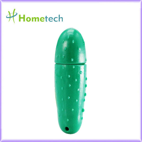 Komkommervorm USB 2,0 de Aandrijvings8gb Groene kleur van de Geheugenflits